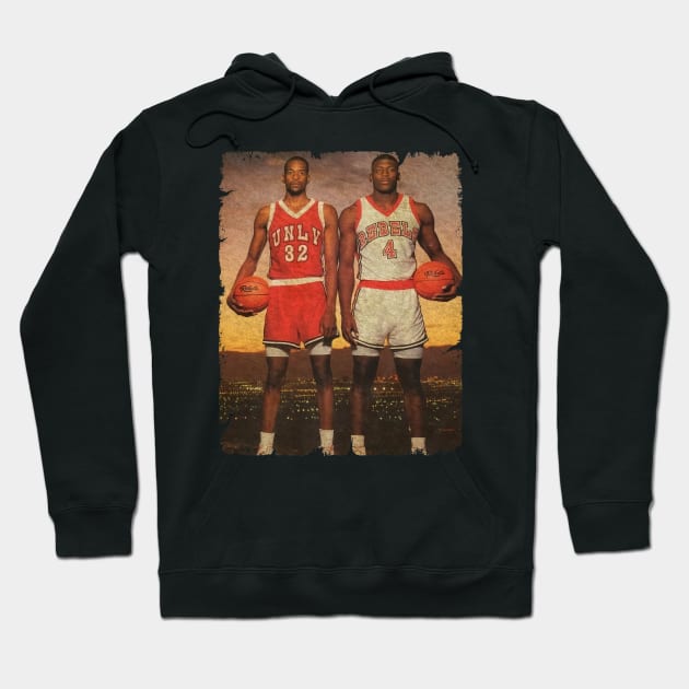 Stacey Augmon and Larry Johnson '1991' Hoodie by Wendyshopart